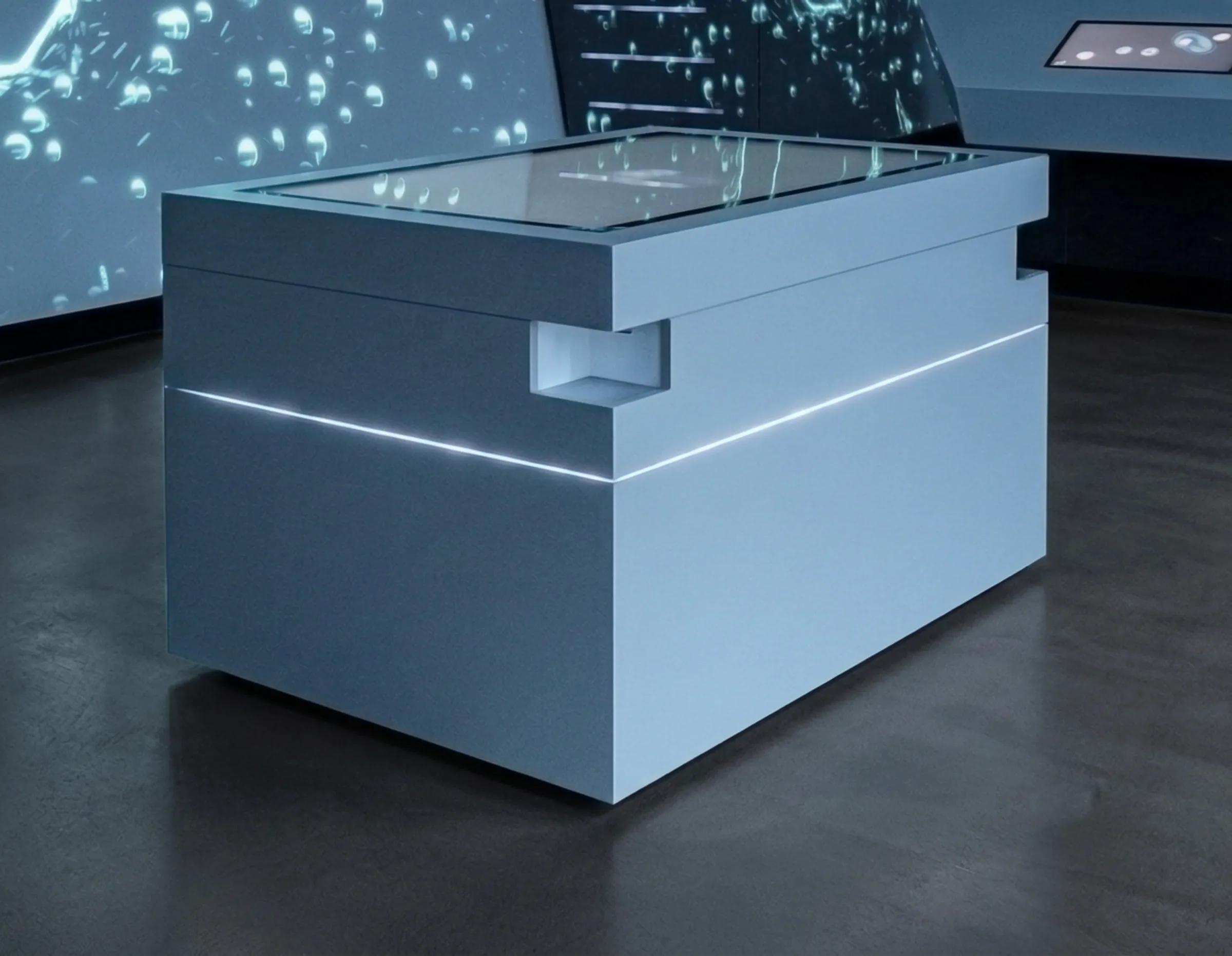 Garamantis Multitouch Table for Showrooms and Product Presentations